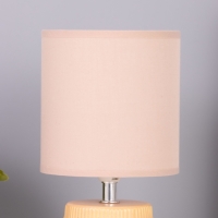 Лампа настольная "Афина" 1х40Вт Е14 бежевый 13х13х26см МОДЕЛЬ: