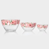 Набор подарочный 3 пр."Трио" "Сакура" (3 салатника)