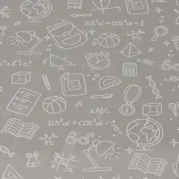 Пленка для цветов "Школьная пора" белая 0,7 х 8.2 м, 40мкм