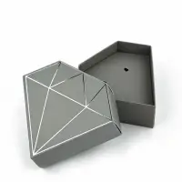 Коробка подарочная под бижутерию &laquo;Серая, тиснение&raquo;, 10 х 9 х 3.5 см