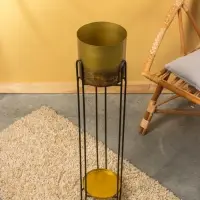 Кашпо на подставке "Хани" железо 18х18х89 см