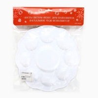 Пасхальная подставка на 8 яиц и кулич &laquo;Светлой Пасхи&raquo;, 24 х 25 см