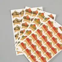 Набор уголков с кармашком для фотографий 24 уголка "Цветы. Винтаж" МИКС 12,5х9 см