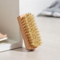 Щётка для обуви SAVANNA, 10&times;3,5 см, 59 пучков, натуральный волос