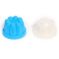 Песочный набор: ведро с наклейкой, ситечко-цветок, совок, грабельки, 2 формочки, лейка