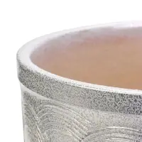 Горшок цветочный с поддоном 5 л, керамика "Узор" (М)