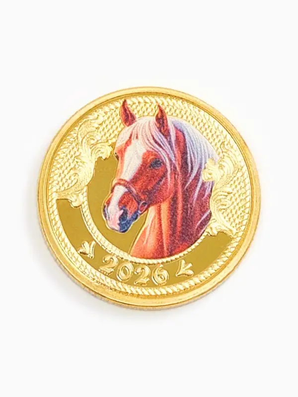 Монета новогодняя сувенирная &laquo;Богатства&raquo;, диам. 2,2 см