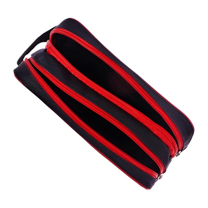 Пенал мягкий 2 отделения, 100 х 220 х 70, с ручкой, стандарт, МИКС