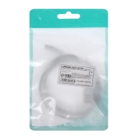 Кабель Luazon, microUSB - USB, 1 А, 1 м, оплётка металл, цвет: серебро