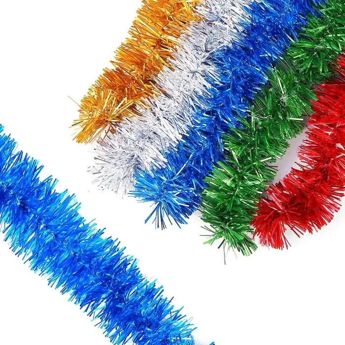 Мишура новогодняя &laquo;Праздничная&raquo; d-2,5 см, L-200 см, МИКС