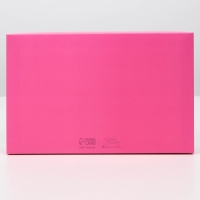 Коробка кондитерская, упаковка, &laquo;Фуксия&raquo; , 22 х 8 х 13,5 см