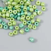 Бисер 6/0 в бутылочке "Хвойный лес" 20 гр керамический блеск 6х2х2 см