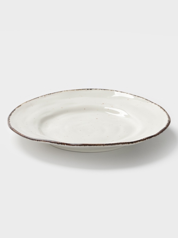 Тарелка  Magistro "Alpine Frost" 23см 23,7х23,1х3,5 цвет белый