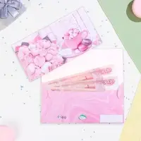 Конверт для денег "С Днём Рождения!" чашка сладостей, тиснение, 16,5 х 8,5 см