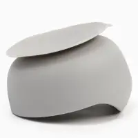 Тарелка детская на присоске и ложка, серый, Mum&Baby