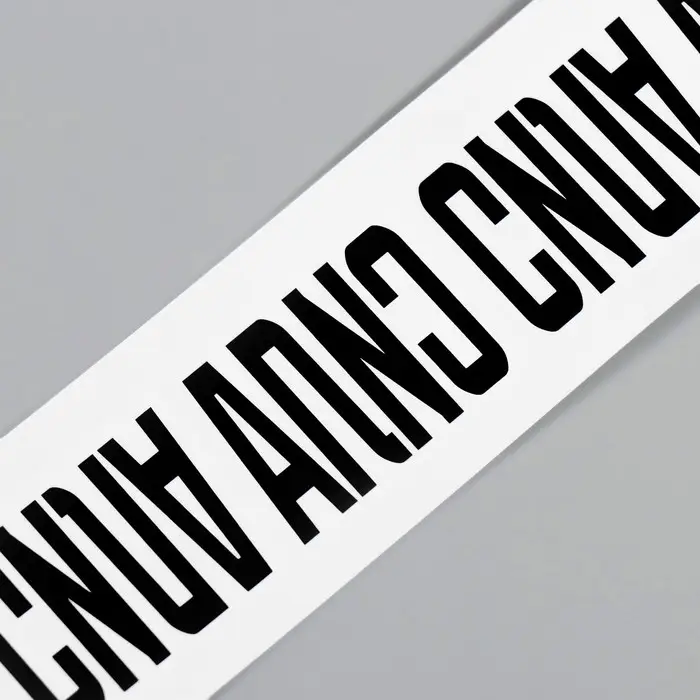 Переводная тату на тело чёрная &laquo;Браслет. Сила. Переворот&raquo;, 20&times;3 см