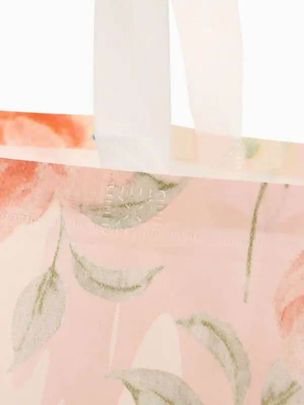 Сумка пляжная Цветы, 50*20*40, отд без молнии, розовый