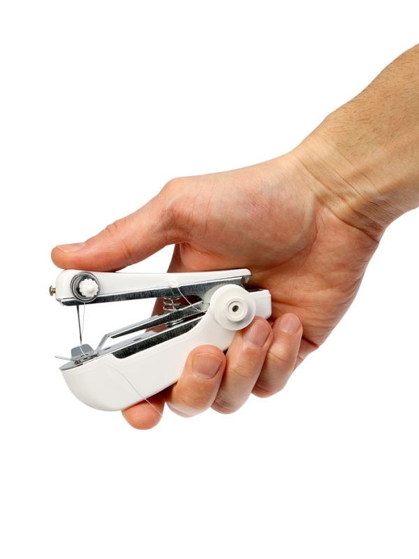 Швейная машинка LSH-09, механическая, портативная, белая