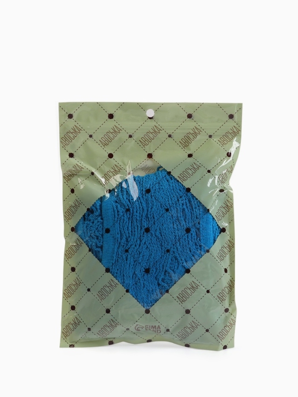 Набор авосек: 41 х 27 см и 37 х 20 см, клетка 1.5 см, синие