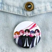 Значок закатной аниме &laquo;Парни&raquo;, K-pop, d=38мм