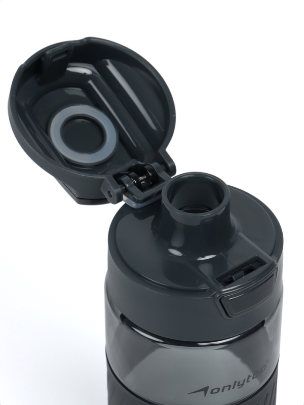 Бутылка для воды Onlytop, 650 мл, цвет черный