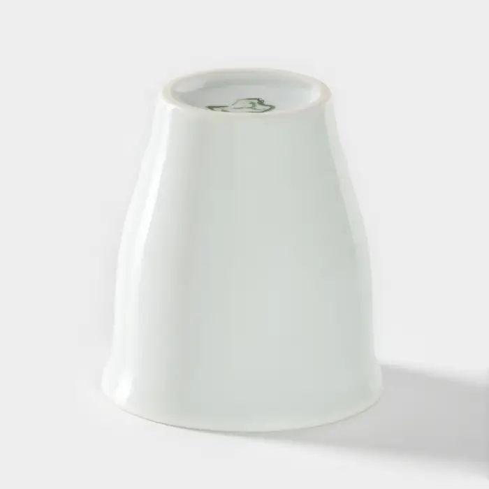 Подставка для яйца, рюмка Добрушский завод &laquo;Гуси&raquo;, 50 мл, фарфор, белая