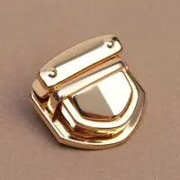 Застёжка для сумки, 3.3&times;3 см, цвет золотой