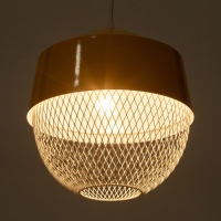 Светильник Lea 1х40Вт Е27 рапсово-жёлтый  26х26х32см