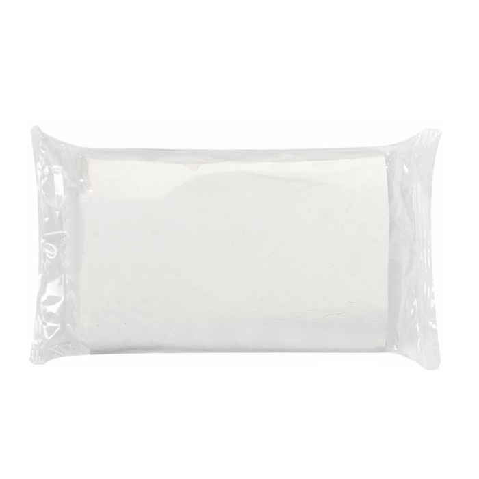 Паста (масса) для моделирования и лепки самозатвердевающая, 200 г, белая, ВЫСШЕЕ КАЧЕСТВО, Brauberg