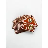 Подвеска деревянная "Домик", 10 шт.