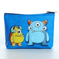 Кошелёк детский на молнии &laquo;Монстр голубой&raquo;, 11 х 8,5 см