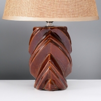 Настольная лампа с абажуром RISALUX &laquo;Гринда&raquo;, Е14, 40 Вт, 22.5&times;22.5&times;32 см