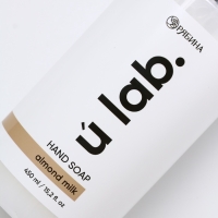 ULAB Жидкое мыло для рук "Миндальное молоко", 450 мл