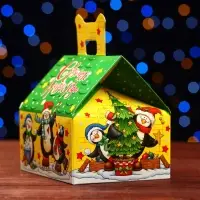 Подарочная коробка &laquo;Новогодние друзьяшки&raquo;, 13.3&times;11.6&times;12.6 см