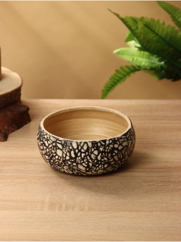 Ваза 15х15х6 см, бамбук