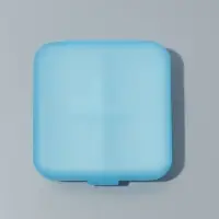 Таблетница, 4 секции, 6&times;6&times;2 см, съёмные секции, МИКС