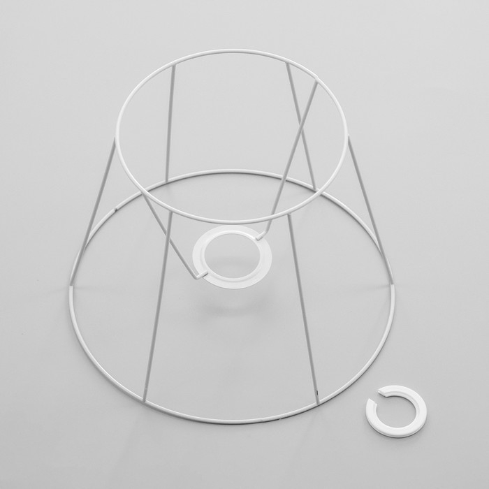 Каркас-основа абажура для настольной лампы "Классика" Е27/Е14 25х25х19см