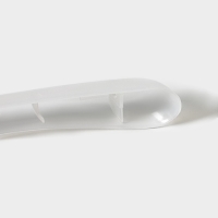 Плечики - вешалка для одежды, 38&times;23 см, цвет прозрачный