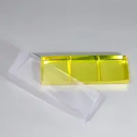 Коробка кондитерская для муссовых пирожных &laquo;Жёлтая&raquo;, 27 х 8.6 х 6.5 см