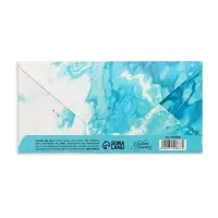 Конверт для денег &laquo;Море&raquo;, глиттер, 16.5 х 8 см