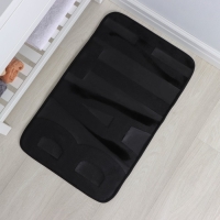 Коврик для ванной и туалета SAVANNA &laquo;Bath&raquo;, 50&times;80 см, цвет чёрный