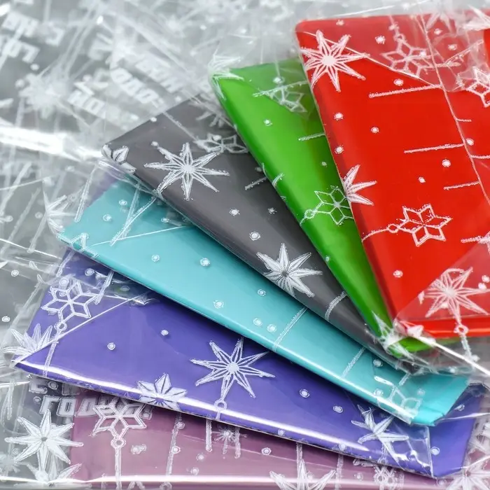 Пакет подарочный новогодний с жёстким дном &laquo;Новогодний серпантин&raquo;, 6 х 8 х 30 см