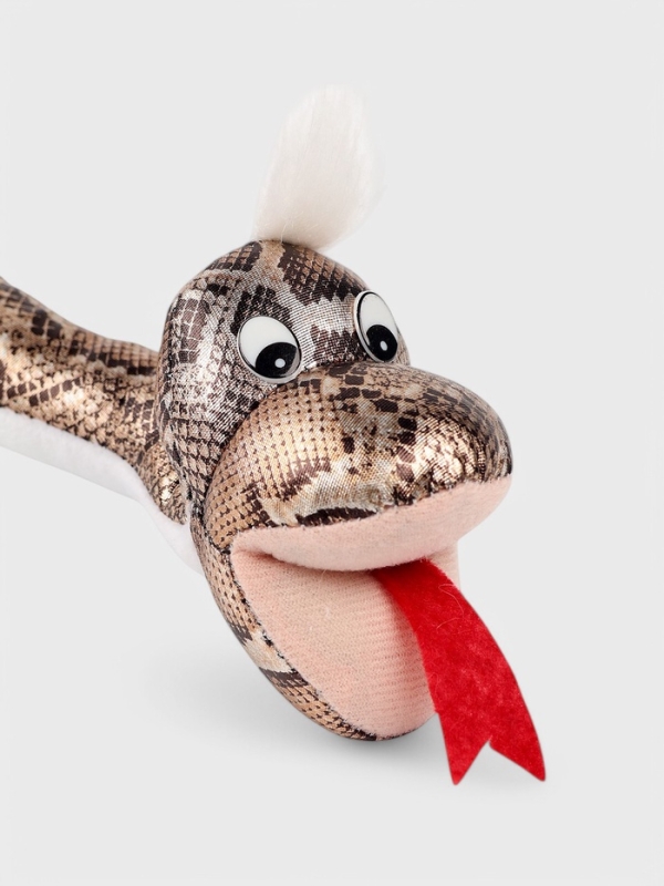 Мягкая игрушка "Змея", 45 см, цвет МИКС