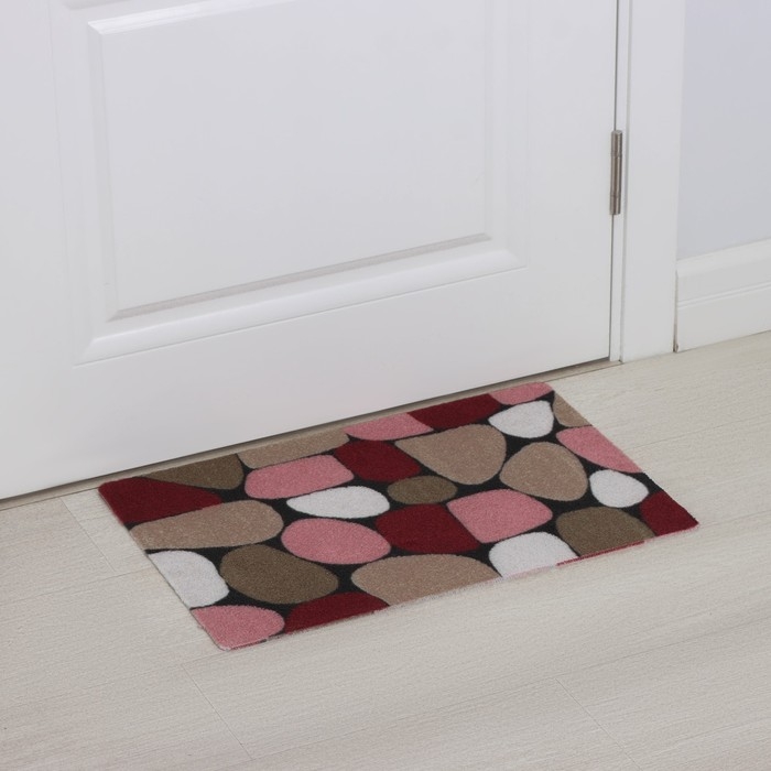 Коврик придверный влаговпитывающий Доляна, без окантовки, 37&times;58 см