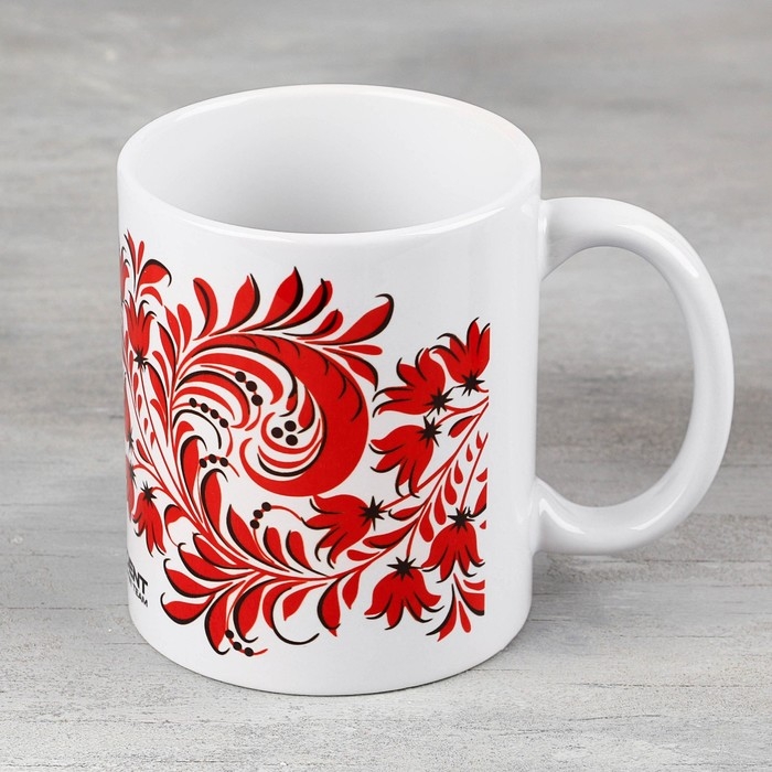 Кружка керамическая &laquo;Новая Гжель&raquo;, 320 мл