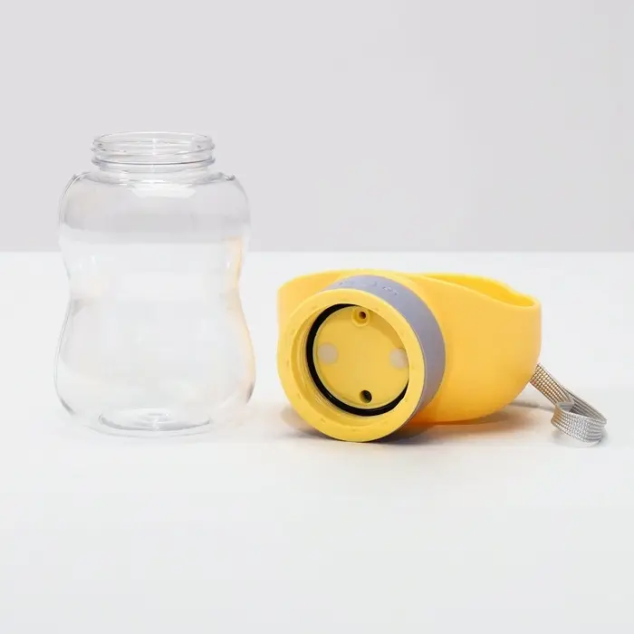 Поилка прогулочная 345 мл, жёлтая