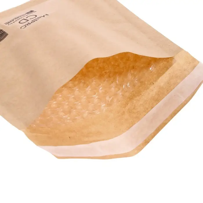 Крафт-конверт с воздушно-пузырьковой плёнкой MailPRO СD, 18 х 16 см, kraft