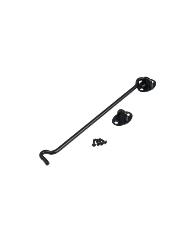 Крючок ветровой LOCKLAND KV001, L=250 мм, нержа, цвет черный, 2 шт