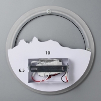 Бра 2522/1 LED 15Вт 4000К белый 24х24 см