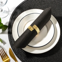 Кольцо для салфетки &laquo;Кавайон&raquo;, 4,5&times;4 см, цвет золотой